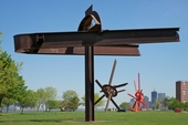 Mark di Suvero on Governors Island